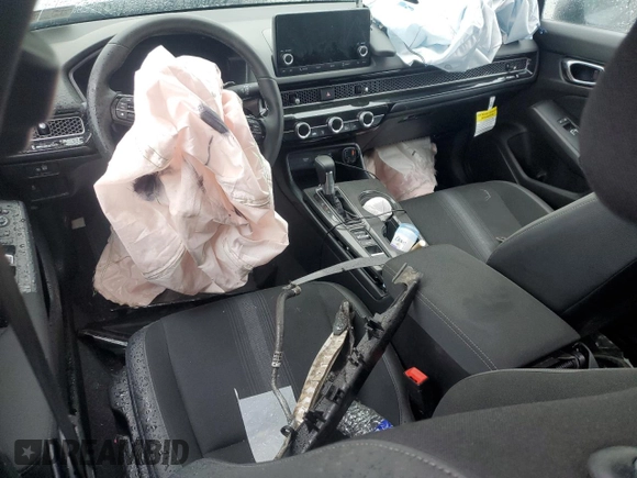 2025 Honda Civic Sport with VIN 2HGFE2F53SH522681, listed as a Copart auction lot 56185615 with Not provided miles and Salvage title. Bid and sale history available at DreamBid. Image 8.