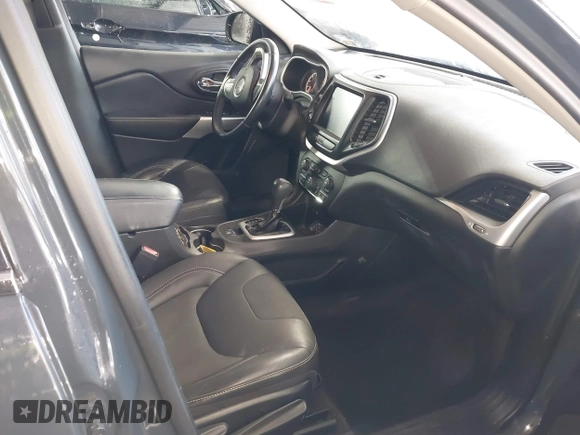 2018 Jeep Cherokee Latitude Plus with VIN 1C4PJLLX3JD573359, listed as a IAAI auction lot 41313339 with 98,981 mi miles. Bid and sale history available at carsss.com. Image 5.