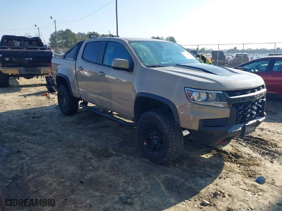 2021 Chevrolet Colorado 4WD ZR2 with VIN 1GCGTEEN9M1140085, listed as a IAAI auction lot 41476667 with 39,087 mi miles. Bid and sale history available at carsss.com. Image 1.
