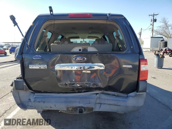 2007 Ford Expedition EL XLT with VIN 1FMFK15527LA06756, listed as a Copart auction lot 81134164 with 201,146 mi miles and Salvage Title. Bid and sale history available at carsss.com. Image 6.