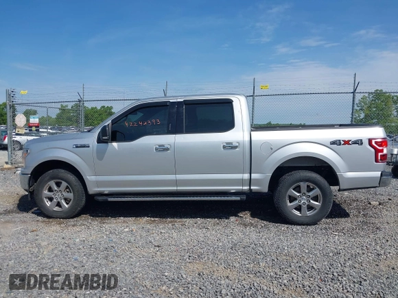 2019 Ford F-150 XL with VIN 1FTEW1EP3KFB61412, listed as a IAAI auction lot 42242393 with 117,503 mi miles and . Bid and sale history available at DreamBid. Image 15.