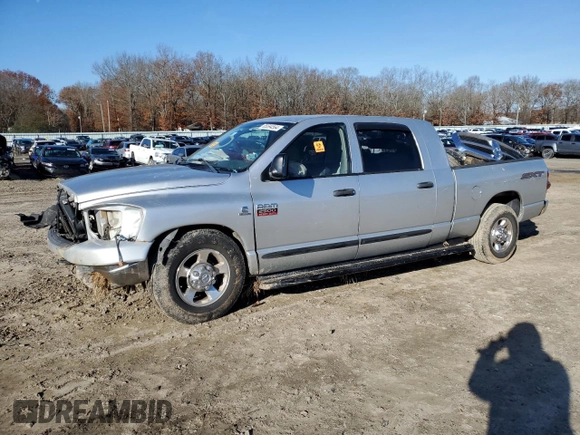 2008 Dodge Ram 2500 SLT with VIN 3D7KR29A08G132274, listed as a Copart auction lot 85594564 with 0 mi miles and Salvage Title. Bid and sale history available at carsss.com. Image 1.