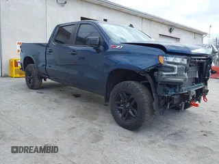 2021 Chevrolet Silverado 1500 LT Trail Boss with VIN 3GCPYFED9MG120256, listed as a IAAI auction lot 41899925 with 41,891 mi miles and . Bid and sale history available at DreamBid. Image 1.