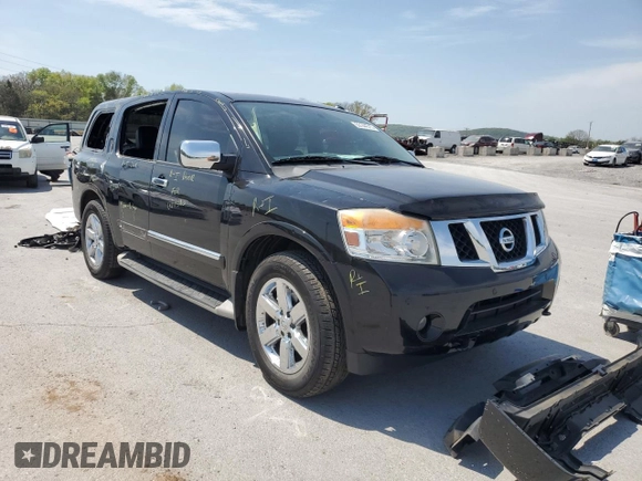 2014 Nissan Armada Platinum z VIN 5N1BA0NF8EN610981, wystawiony jako Copart lot #53144515 z przebiegiem 188 423 mil mil oraz Szkoda całkowita • Salvage title. Historia ofert i sprzedaży dostępna na DreamBid. Obrazek 4.