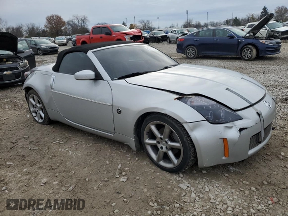 2004 Nissan 350Z Enthusiast z VIN JN1AZ36A74T013105, wystawiony jako Copart lot #82797874 z przebiegiem Nie podano mil oraz Szkoda całkowita • Salvage title. Historia ofert i sprzedaży dostępna na DreamBid. Obrazek 4.