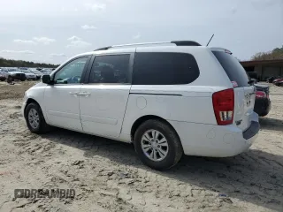 2012 Kia Sedona LX with VIN KNDMG4C72C6465538, listed as a Copart auction lot 51450135 with 84,972 mi miles and Salvage Title. Bid and sale history available at carsss.com. Image 2.