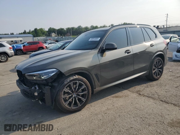 2021 BMW X5 xDrive40i with VIN 5UXCR6C03M9H11275, listed as a Copart auction lot 59954905 with 48,890 mi miles and Salvage title. Bid and sale history available at DreamBid. Image 1.