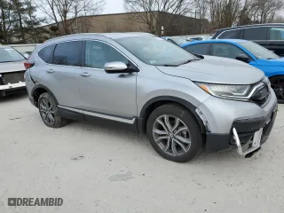 2021 Honda CR-V Touring with VIN 2HKRW2H9XMH625941, listed as a Copart auction lot 87547675 with 51,695 mi miles and Salvage Title. Bid and sale history available at carsss.com. Image 4.
