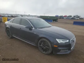 2017 Audi A4 Premium Plus with VIN WAUENAF40HN022325, listed as a Copart auction lot 49175105 with 83,471 mi miles and Salvage Title. Bid and sale history available at carsss.com. Image 4.