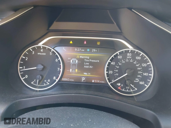 2022 Nissan Murano S with VIN 5N1AZ2AJ3NC118073, listed as a IAAI auction lot 41408624 with 88,862 mi miles and . Bid and sale history available at DreamBid. Image 7.