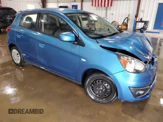 2018 Mitsubishi Mirage ES with VIN ML32A3HJ3JH014176, listed as a Copart auction lot 62278655 with 25,371 mi miles and Salvage title. Bid and sale history available at DreamBid. Image 4.