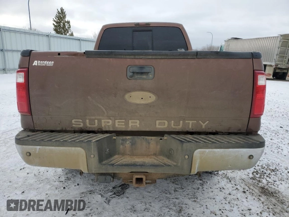 2011 Ford F-350 XL with VIN 1FT8W3BT7BEA56677, listed as a Copart auction lot 87897365 with Not Provided miles and Salvage Title. Bid and sale history available at DreamBid. Image 6.