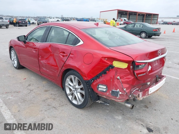 2015 Mazda 6 i Touring with VIN JM1GJ1V5XF1213756, listed as a IAAI auction lot 41943777 with 105,736 mi miles and . Bid and sale history available at carsss.com. Image 3.