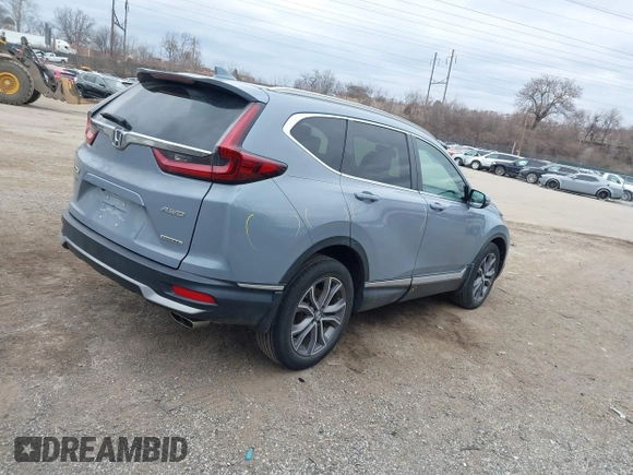 2020 Honda CR-V Touring with VIN 2HKRW2H92LH657975, listed as a IAAI auction lot 41627776 with 46,590 mi miles and . Bid and sale history available at DreamBid. Image 4.