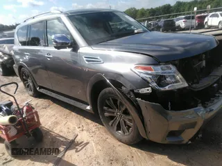 2018 Nissan Armada Platinum z VIN JN8AY2NE1J9730756, wystawiony jako IAAI lot #42274976 z przebiegiem 65 462 mil mil oraz . Historia ofert i sprzedaży dostępna na DreamBid. Obrazek 1.