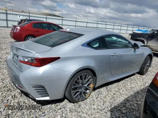 2015 Lexus RC 350 F Sport with VIN JTHSE5BC1F5002106, listed as a Copart auction lot 48820535 with 72,894 mi miles and Salvage title. Bid and sale history available at DreamBid. Image 3.