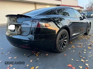 2017 Tesla Model S 60 with VIN 5YJSA1E15HF219286, listed as a Copart auction lot 48075335 with 44,226 mi miles and Salvage title. Bid and sale history available at DreamBid. Image 4.