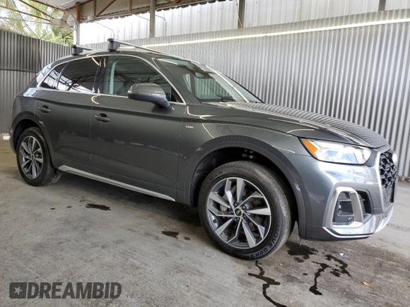 2023 Audi Q5 S line Premium Plus with VIN WA1EAAFY0P2120895, listed as a Copart auction lot 53246645 with 54,859 mi miles and Clean Title. Bid and sale history available at carsss.com. Image 4.