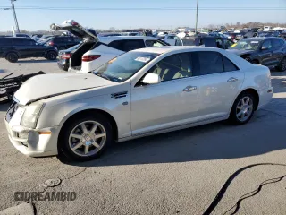 2010 Cadillac STS AWD with VIN 1G6DU6EV0A0101850, listed as a Copart auction lot 83113264 with 103,491 mi miles and Salvage Title. Bid and sale history available at carsss.com. Image 1.