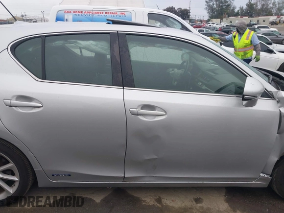 2012 Lexus CT 200h with VIN JTHKD5BHXC2080234, listed as a IAAI auction lot 41911973 with 86,261 mi miles and . Bid and sale history available at DreamBid. Image 13.