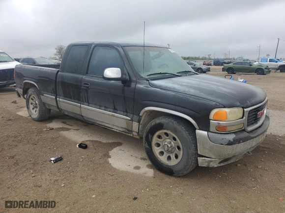 1999 GMC New Sierra 1500 SLE with VIN 2GTEC19TXX1539997, listed as a Copart auction lot 50202325 with 259,579 mi miles and Salvage Title. Bid and sale history available at carsss.com. Image 4.