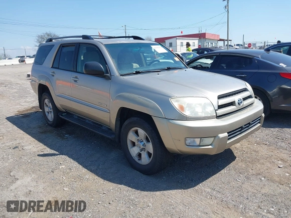 2004 Toyota 4Runner SR5 with VIN JTEBU14R640037597, listed as a IAAI auction lot 41989478 with 281,611 mi miles and . Bid and sale history available at DreamBid. Image 1.