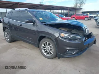 2020 Jeep Cherokee Latitude Plus with VIN 1C4PJLLB5LD639711, listed as a IAAI auction lot 41261752 with 35,609 mi miles. Bid and sale history available at carsss.com. Image 1.
