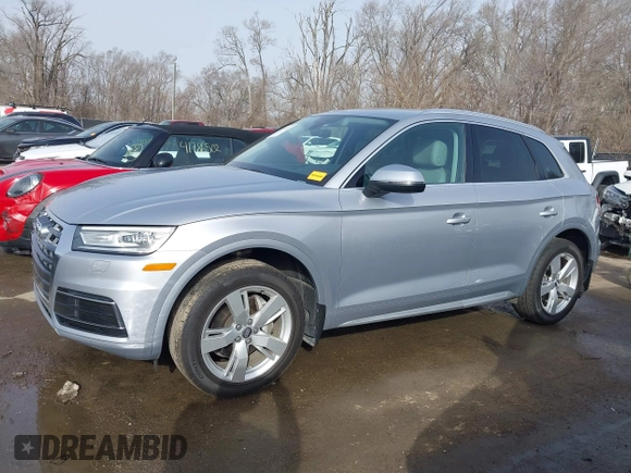 2019 Audi Q5 Premium with VIN WA1ANAFY4K2076069, listed as a IAAI auction lot 41793929 with 51,438 mi miles and . Bid and sale history available at DreamBid. Image 14.