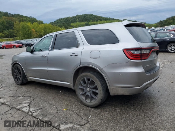 2017 Dodge Durango R/T with VIN 1C4SDJCT9HC937044, listed as a Copart auction lot 72857594 with 88,183 mi miles and Salvage title. Bid and sale history available at DreamBid. Image 2.