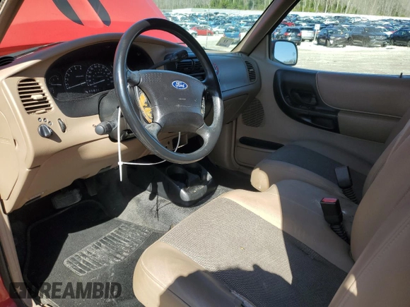 2001 Ford Ranger XL Fleet with VIN 1FTZR15E41TA76313, listed as a Copart auction lot 49707725 with 170,609 mi miles and Clean Title. Bid and sale history available at DreamBid. Image 8.