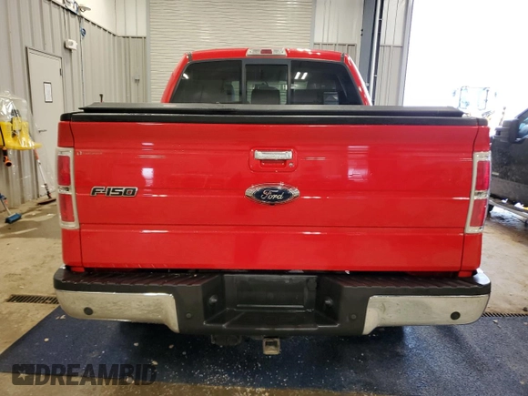 2012 Ford F-150 XL with VIN 1FTFW1ET7CFA14903, listed as a Copart auction lot 51752495 with 186,347 mi miles and Clean Title. Bid and sale history available at carsss.com. Image 6.