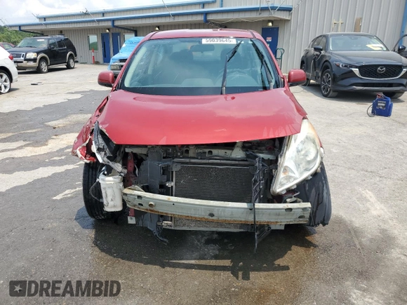 2012 Nissan Versa SV with VIN 3N1CN7APXCL867497, listed as a Copart auction lot 59039645 with 168,270 mi miles and Salvage title. Bid and sale history available at DreamBid. Image 5.