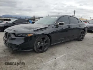 2024 Honda Accord Sport-L with VIN 1HGCY2F7XRA064089, listed as a Copart auction lot 53791885 with 28,925 mi miles and Salvage title. Bid and sale history available at DreamBid. Image 1.