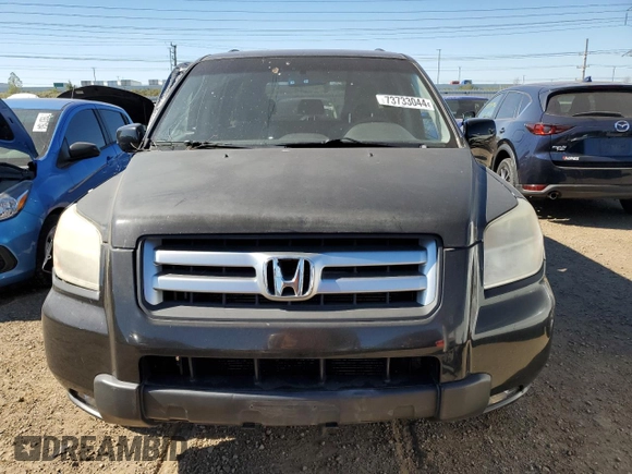 2006 Honda Pilot EX with VIN 5FNYF18466B003168, listed as a Copart auction lot 73733044 with 174,729 mi miles and Salvage Title. Bid and sale history available at DreamBid. Image 5.
