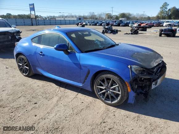 2022 Subaru BRZ Limited with VIN JF1ZDBE14N9700489, listed as a Copart auction lot 80980883 with 13,672 mi miles. Bid and sale history available at carsss.com. Image 4.