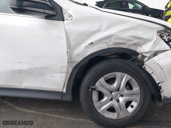 2013 Toyota RAV4 LE with VIN JTMZFREV9DD016890, listed as a IAAI auction lot 41736523 with 140,079 mi miles. Bid and sale history available at carsss.com. Image 6.