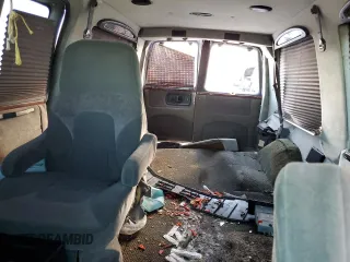 2002 Chevrolet Chevy Van z VIN 1GBFG15M721222513, wystawiony jako Copart lot #41666265 z przebiegiem Nie podano mil oraz Szkoda całkowita • Salvage title. Historia ofert i sprzedaży dostępna na DreamBid. Obrazek 10.