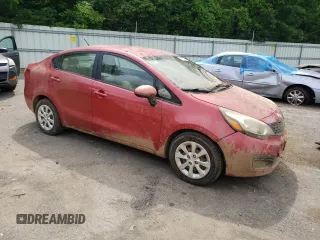 2013 Kia Rio LX with VIN KNADM4A32D6124776, listed as a Copart auction lot 54797625 with 135,217 mi miles and Clean Title. Bid and sale history available at carsss.com. Image 4.