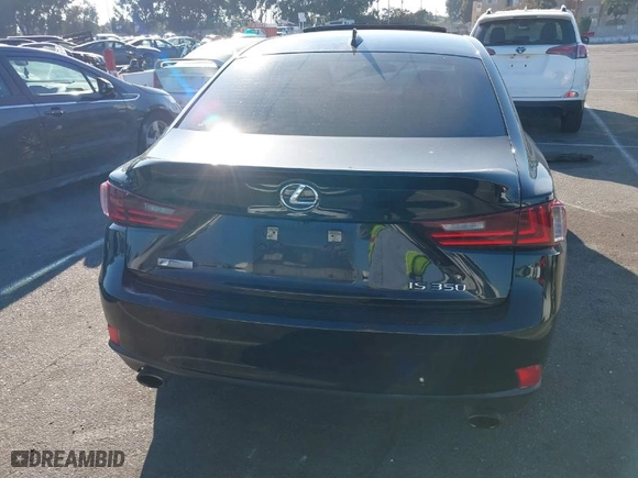 2014 Lexus IS 350 with VIN JTHBE1D24E5013533, listed as a IAAI auction lot 37850704 with NaN miles. Bid and sale history available at carsss.com. Image 15.
