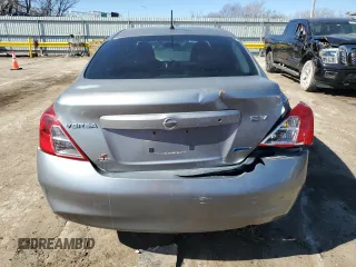 2012 Nissan Versa SV with VIN 3N1CN7AP8CL811607, listed as a Copart auction lot 45140385 with 136,413 mi miles and Salvage Title. Bid and sale history available at carsss.com. Image 6.