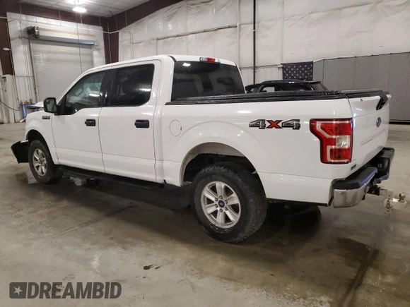 2018 Ford F-150 XL with VIN 1FTEW1E51JKD25812, listed as a Copart auction lot 58729825 with 136,031 mi miles and Salvage title. Bid and sale history available at DreamBid. Image 2.