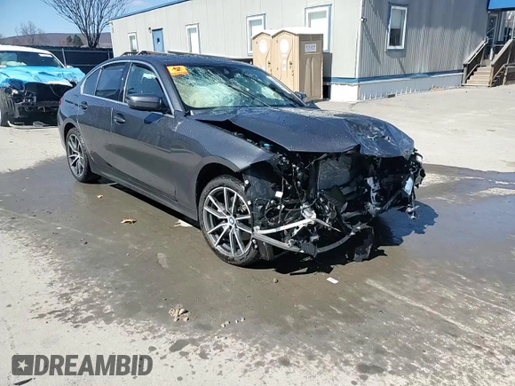 2022 BMW 3 Series 330i xDrive with VIN 3MW5R7J01N8C31647, listed as a Copart auction lot 51417365 with 0 mi miles and Salvage Title. Bid and sale history available at carsss.com. Image 14.