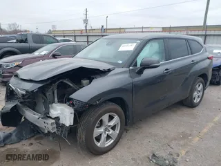 2023 Toyota Highlander L with VIN 5TDKDRAH0PS015840, listed as a IAAI auction lot 41537337 with 31,525 mi miles. Bid and sale history available at carsss.com. Image 17.