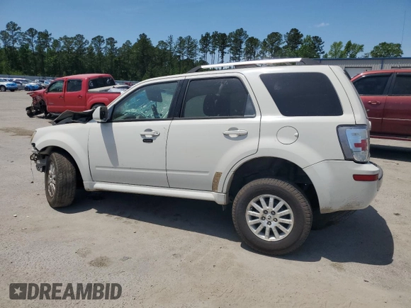 2010 Mercury Mariner Premier with VIN 4M2CN8H70AKJ17236, listed as a Copart auction lot 54974705 with Not provided miles and Salvage title. Bid and sale history available at DreamBid. Image 2.