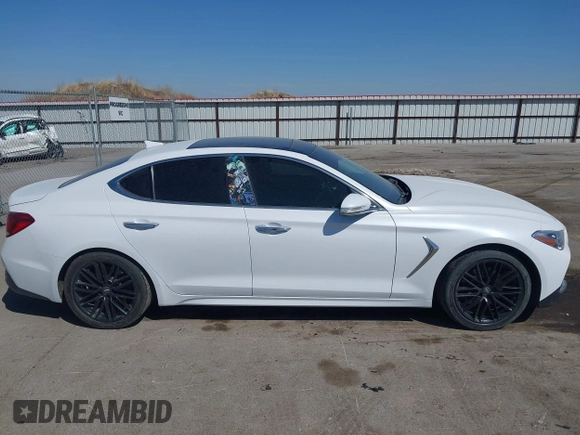 2019 Genesis G70 Advanced z VIN KMTG34LAXKU025146, wystawiony jako IAAI lot #42045294 z przebiegiem 49 074 mil mil oraz . Historia ofert i sprzedaży dostępna na DreamBid. Obrazek 13.