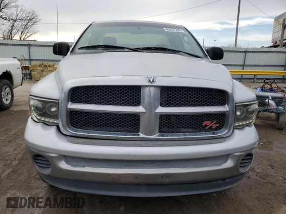 2005 Dodge 1500 SLT with VIN 1D7HU16D65J607535, listed as a Copart auction lot 45557295 with 155,686 mi miles and Salvage Title. Bid and sale history available at DreamBid. Image 5.