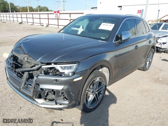 2018 Audi SQ5 Premium Plus with VIN WA1A4AFY1J2147407, listed as a IAAI auction lot 40910292 with 74,942 mi miles. Bid and sale history available at carsss.com. Image 17.