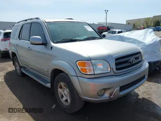 2002 Toyota Sequoia SR5 with VIN 5TDZT34A22S113046, listed as a IAAI auction lot 41950074 with 315,864 mi miles and . Bid and sale history available at carsss.com. Image 1.