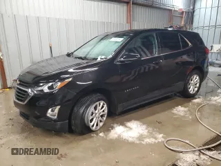 2019 Chevrolet Equinox LT with VIN 2GNAXUEV9K6121154, listed as a Copart auction lot 81939154 with 76,448 mi miles and Salvage Title. Bid and sale history available at DreamBid. Image 1.
