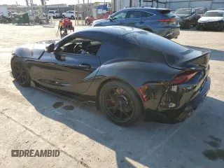 2020 Toyota GR Supra 3.0 with VIN WZ1DB4C04LW029695, listed as a Copart auction lot 50001135 with 54,347 mi miles and Salvage Title. Bid and sale history available at carsss.com. Image 2.